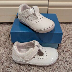 Stride Rite Baby-Girls Sm Adira Mary Jane White Patent 5M